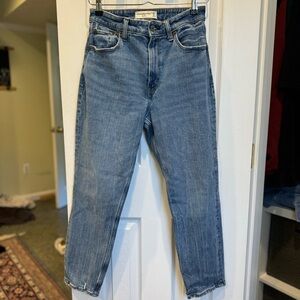 Abercrombie curve love mom jeans